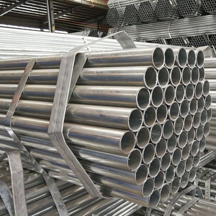 Construction Building Materials Steel Pipe Surface Galvanized
