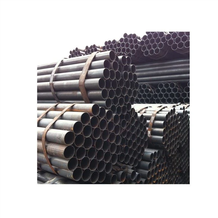 Premium Carbon Black Round Tube Matte & Glossy Finish for Furniture